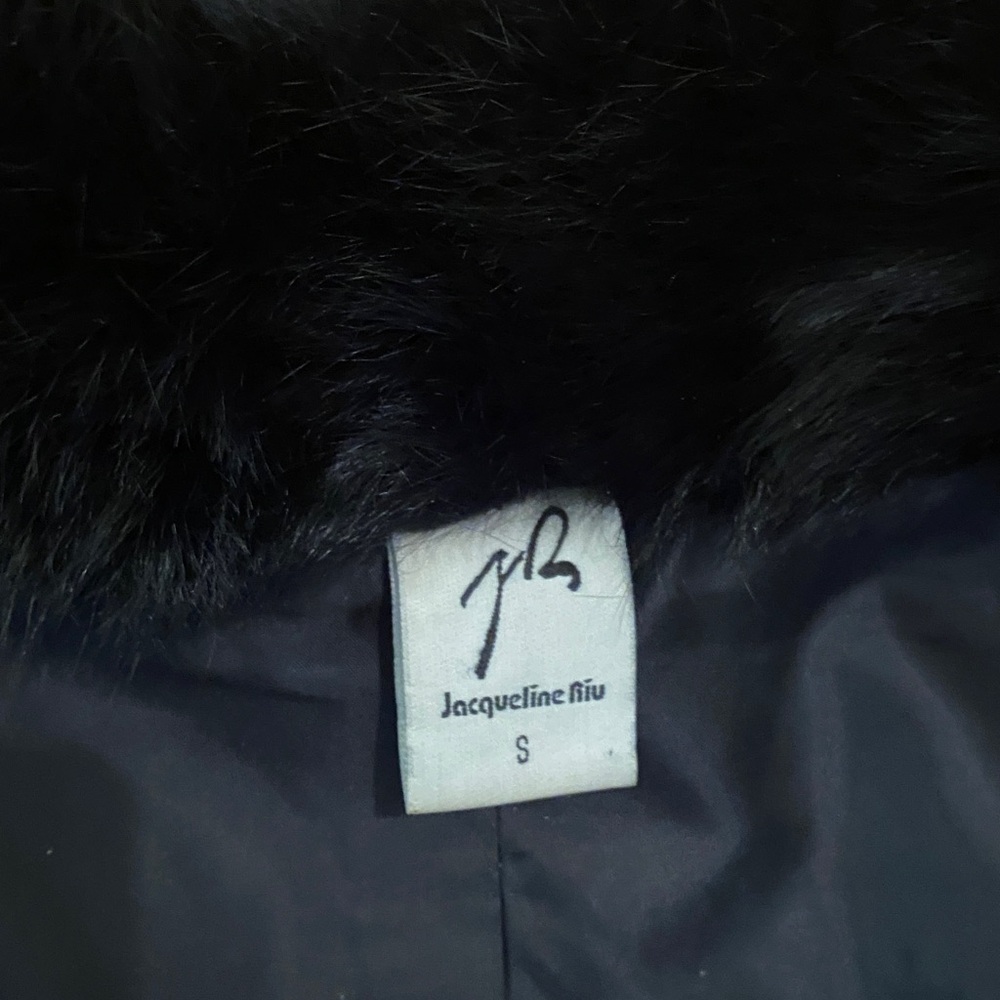 Jacqueline Riu Rabbit fur vest size L - Picture 13 of 15